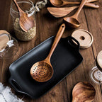 Handmade Teak Wooden Kitchen Utensils | 7 Sets — product detail view