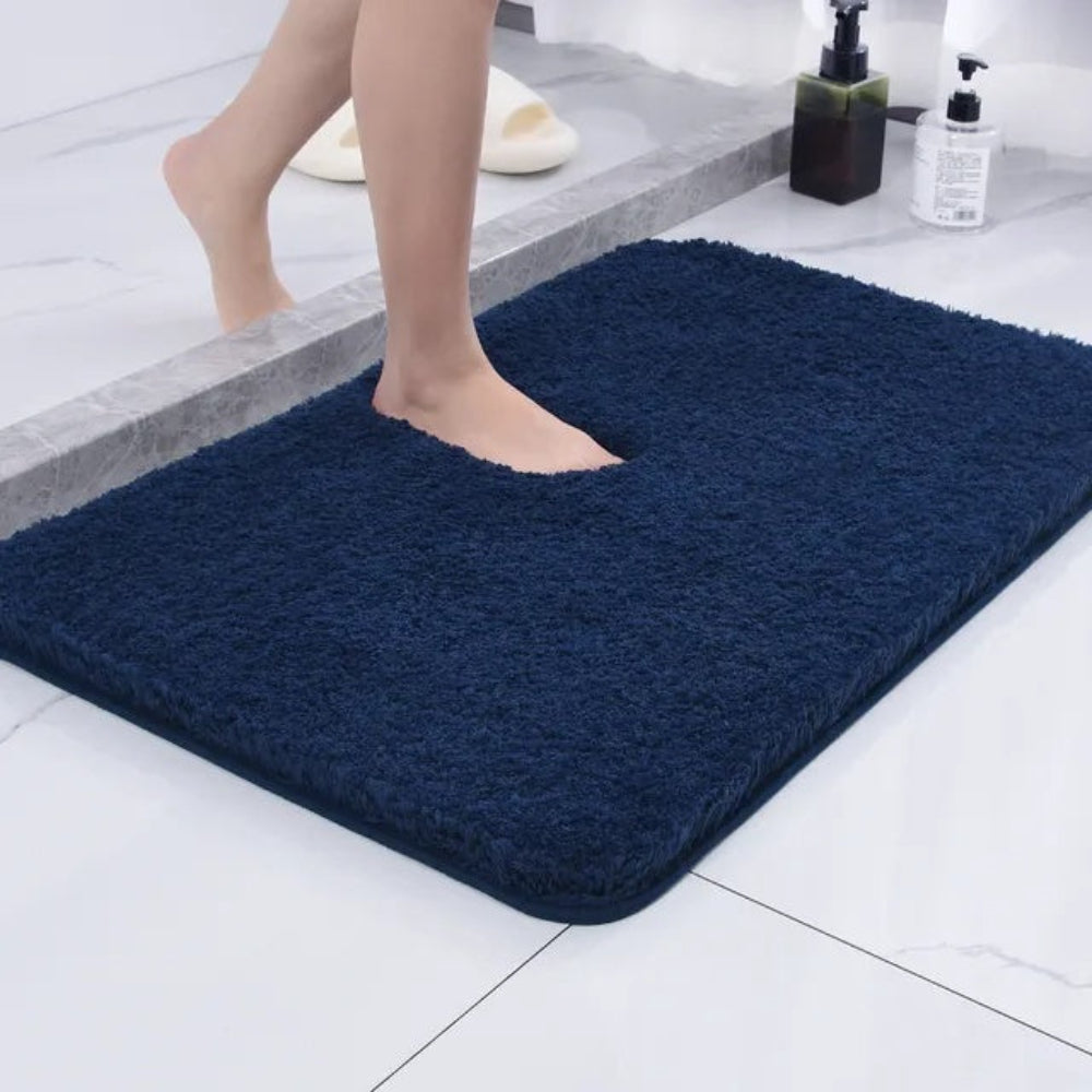 Fur & Plush Bath Rug — product detail view
