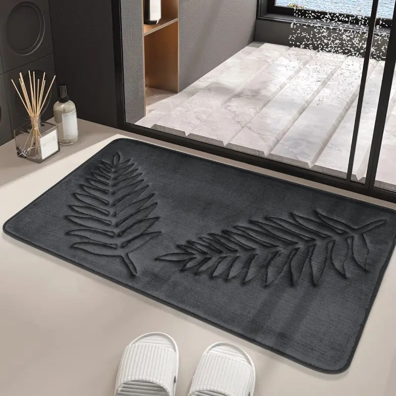 Lush Leaf Comfort Bath Mat Set - 2Pcs — product detail view