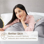 Skin Recovering Silk Pillowcase - Twin Pack — product in use