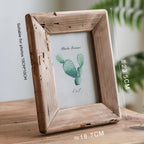 Heritage Solid Wood Frames — size and scale reference