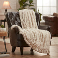 Chic Casa Faux Fur Blanket™️ — material texture close-up