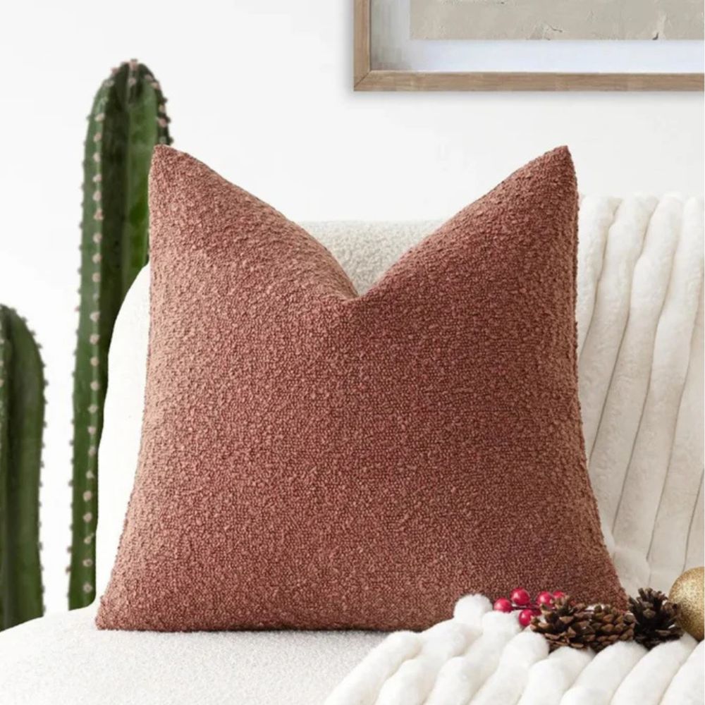 Timeless Bouclé Cushion Cover — alternate angle view