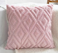 3D Diamond Pattern Cushion Cover — alternate angle view