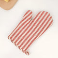 Premium Striped Heat-Resistant Oven Mitt — product feature detail