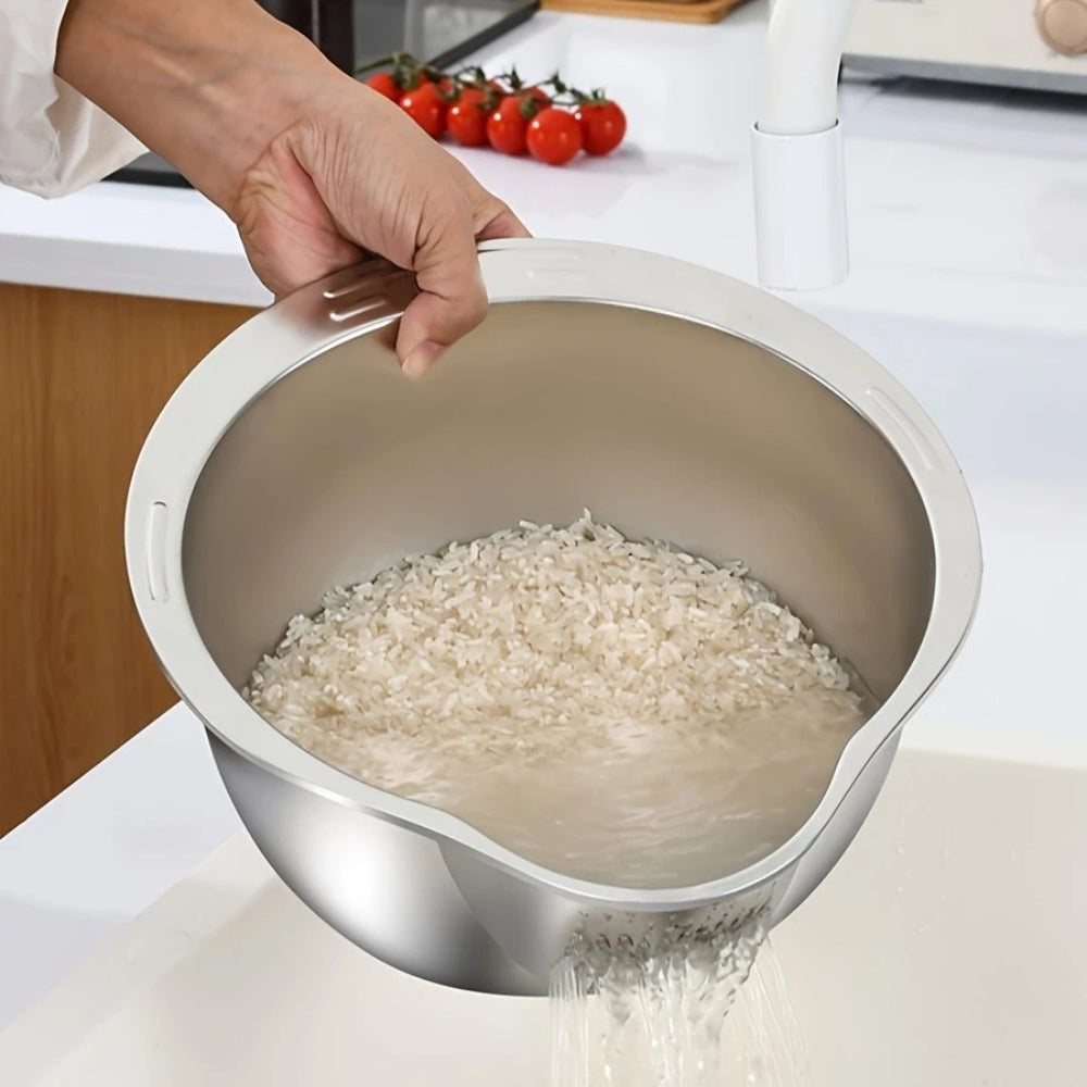 Smart Drain Food Mesh Colander — main product photo