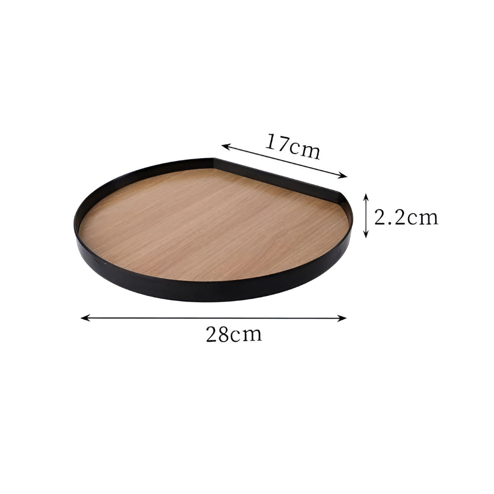 Modern Circle Dining Tray — lifestyle shot