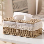Lunor Braided Woven Tissue Box — main product photo