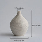 Earthline Ceramic Artisan Vase — alternate angle view