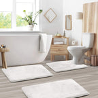 Luxurious Velvet Memory Foam Bath Mat - 3PCS Set — lifestyle shot