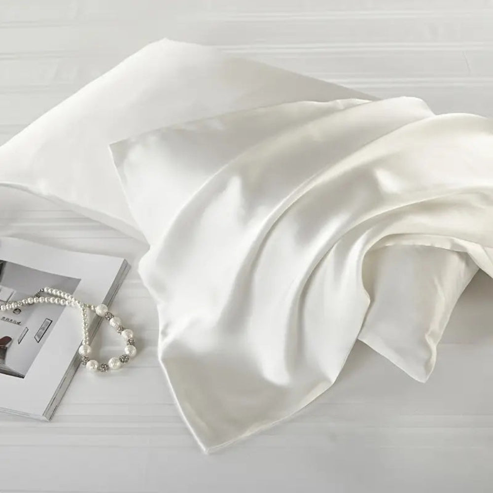 Skin Recovering Silk Pillowcase - Twin Pack — material texture close-up