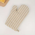 Premium Striped Heat-Resistant Oven Mitt — lifestyle shot