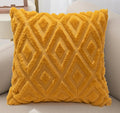 3D Diamond Pattern Cushion Cover — material texture close-up